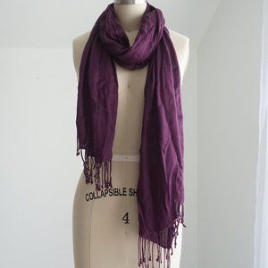 Purple Scarf Pashmina